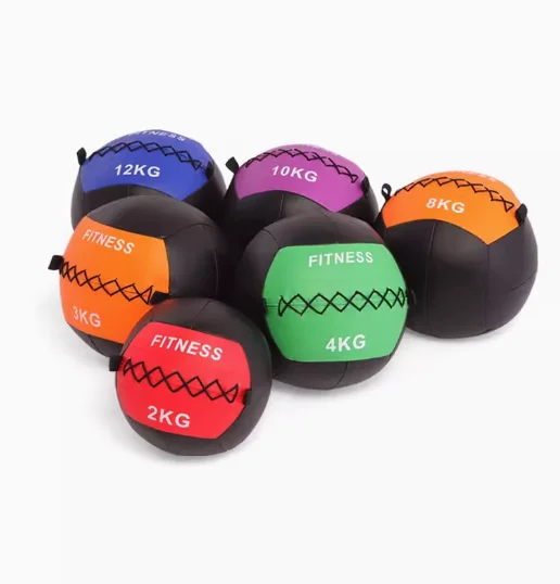 Fitness Gym Use Power Training Soft colorful wall ball for fitness medicine ball