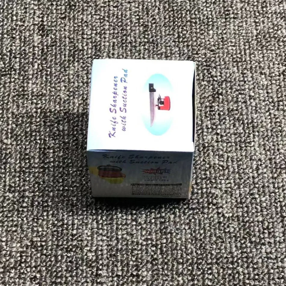 Knife Sharpener with Suction Pad, Suction Knife Sharpener for Kitchen Small Knife Sharpeners Smart with Suction Base Pad