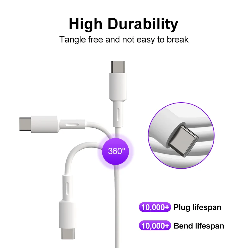 Горячая продажа PD 60W кабель для быстрой зарядки Компьютерные Кабели USB C к Type кабели передачи данных