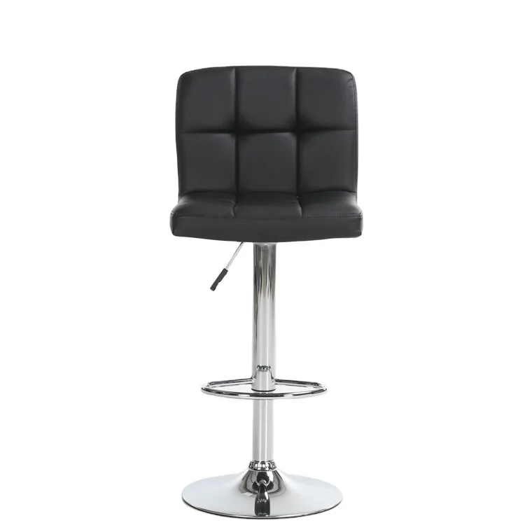 ANJI YIBO Китай модный черный Стиль Алюминиевый барный стул высокий стул