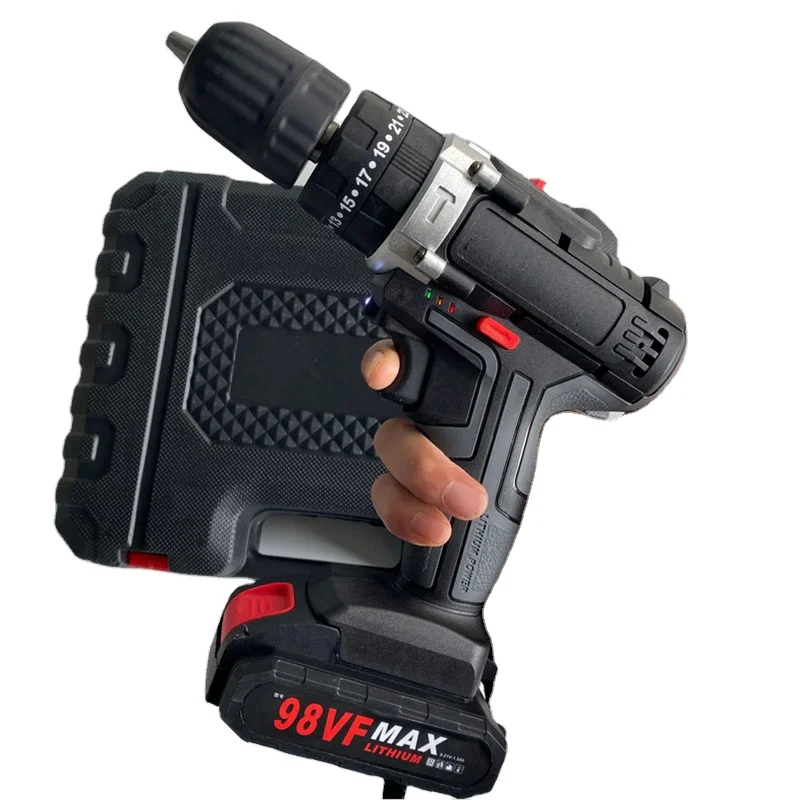 Electric screwdriver Rechargeable drill hand electric drill hand gun drill Cordless lithium electric  power tool