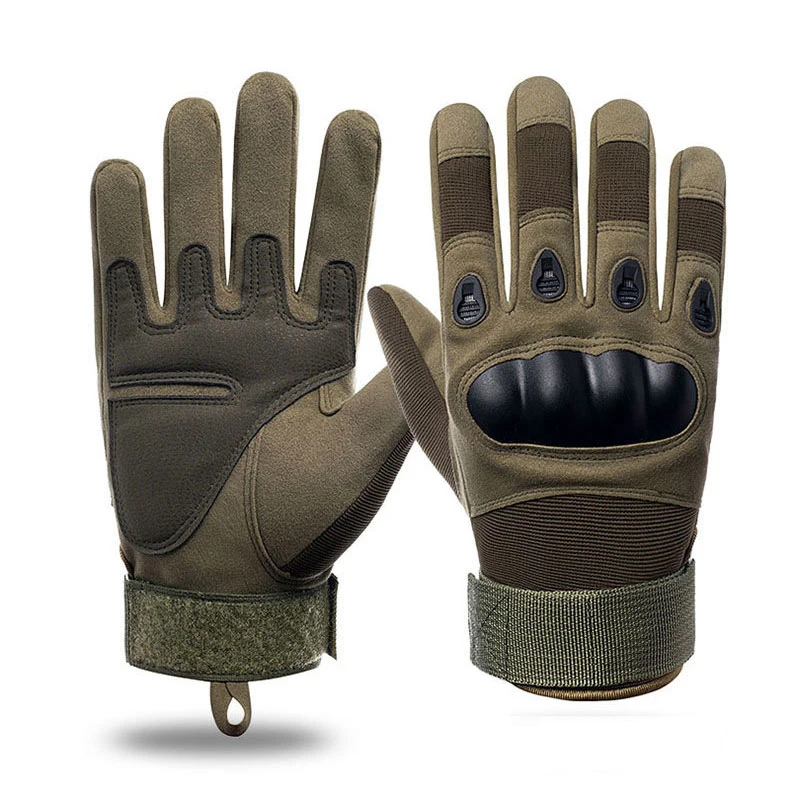 outdoor sport protective gloves motorbike riding full finger cycling gloves combat finger assault tactical gloves