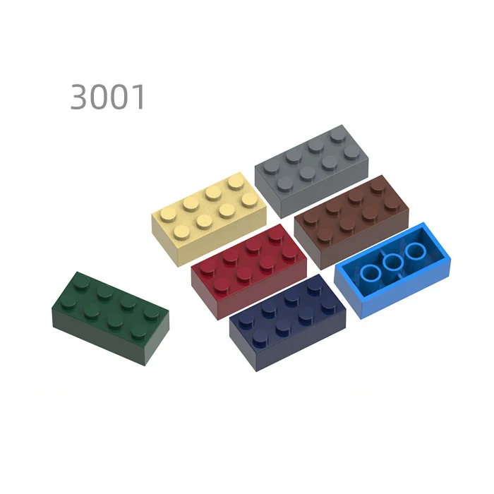 Прямая Продажа с фабрики совместимый DIY креативный игровой 3001 2*4 2x4 Кирпич строительный блок для MOC