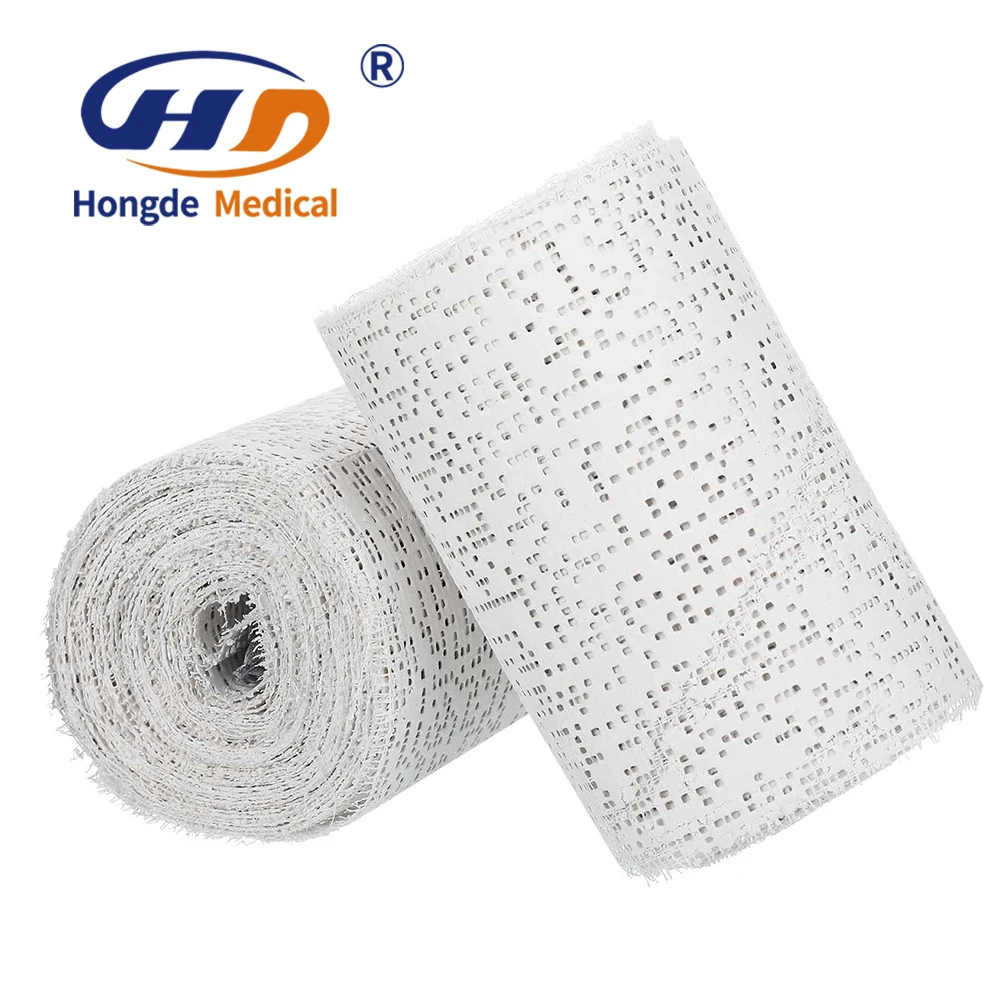 Factory Wholesale Orthopedic POP bandage gypsum Medical Orthopedic Pop Bandage Roll Safety Procedure Medical Pop