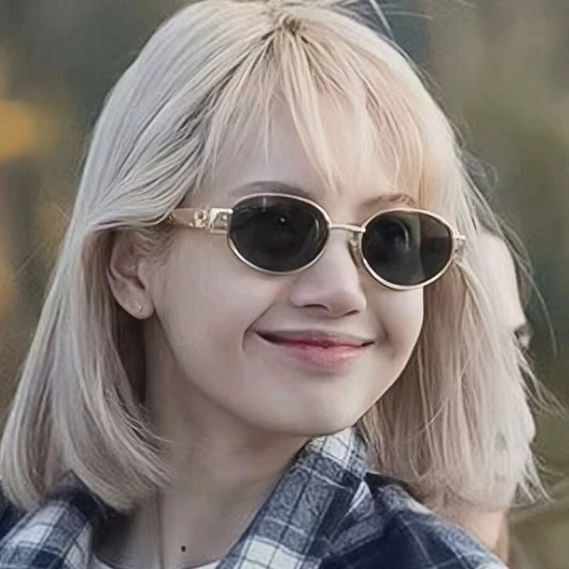 Fashion Retro Metal Frame PC Lens Round Sun shades Ladies Luxury Classic Sun Glasses Sunglasses For Women