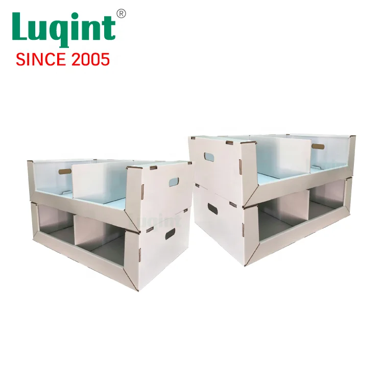 CMYK Printing Size Customized Retail Cardboard Display Counter For Pillow Countertop Carton Display Box In Supermarket