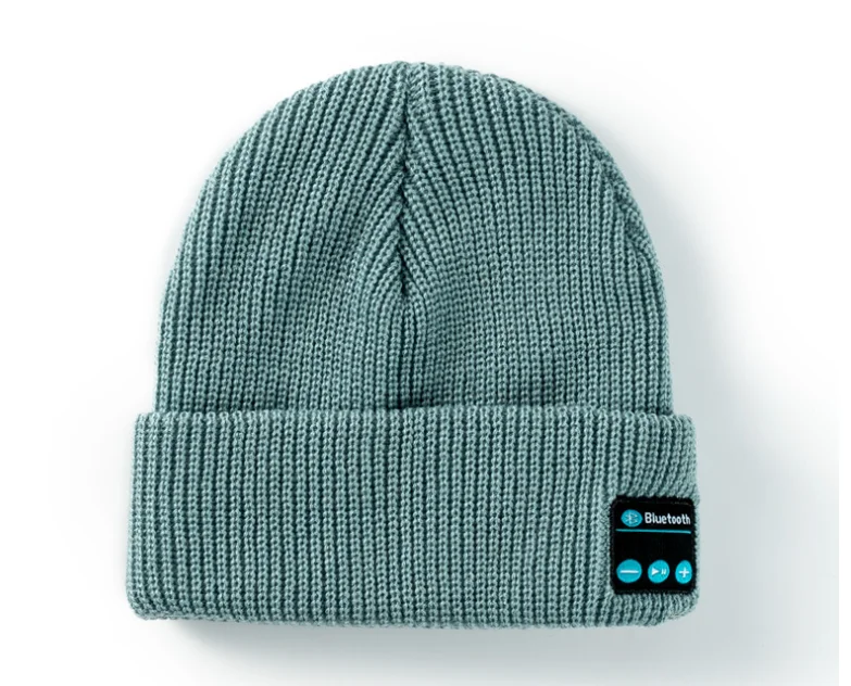 Customized Headset Music Beanies Hat Winter Warm Earphone Crochet Caps Headphone bluetooth hat Wireless Beanie Knit Hats