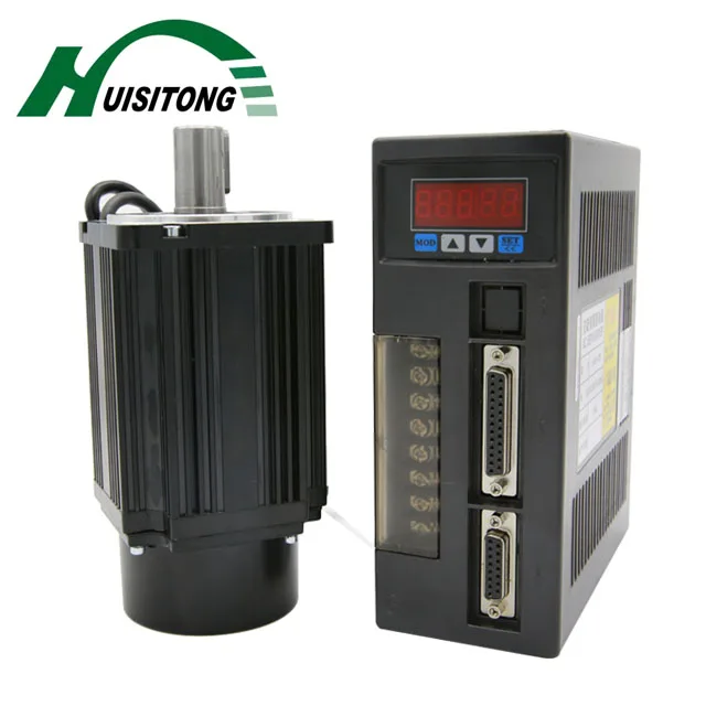 220V 750W  2.39 NM 3000rpm  AC servo motor 0.75kw cnc servo motor kit
