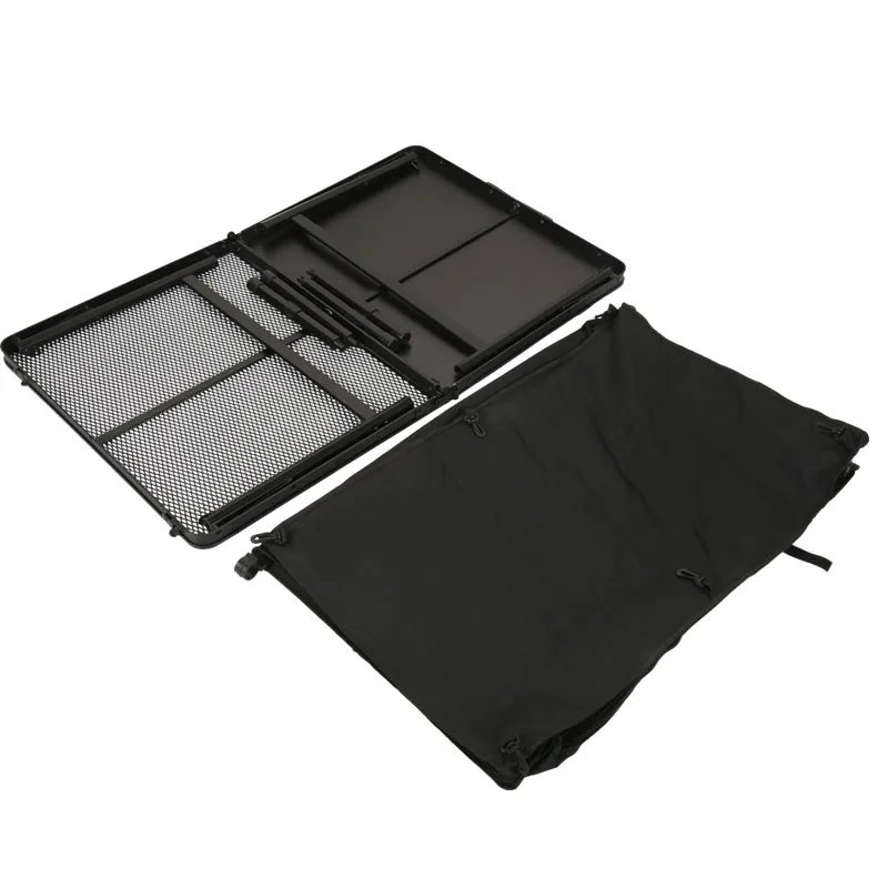 High sales quantity multifunctional outdoor portable mini folding camping mesh barbecue picnic table