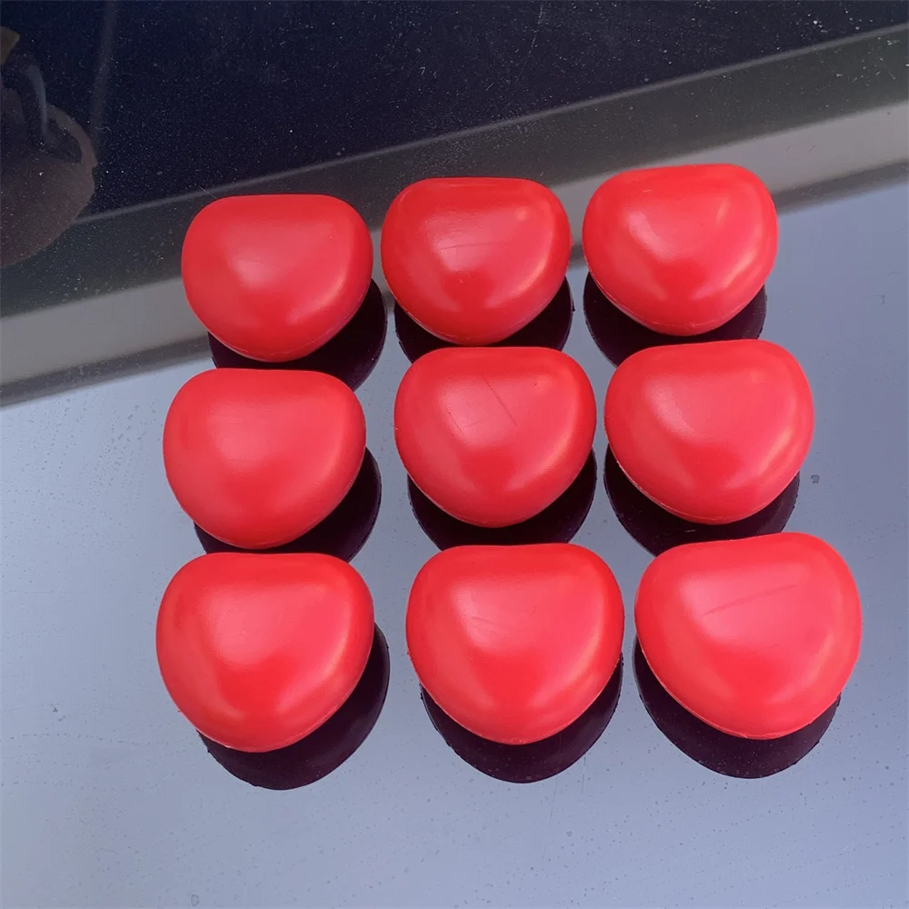 5.2inch Heart Shaped Red Stress Balls Slow Rebound Toys Gift Mini Foam Party Hand Cute Squeeze Fun Grip Strength Exercise Custom