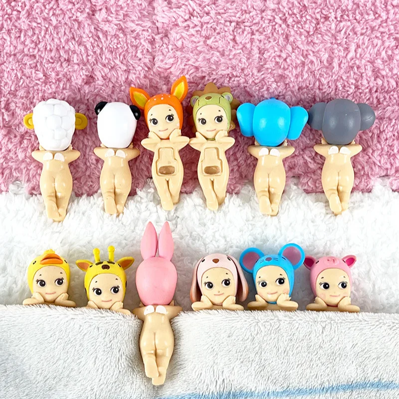 Wholesale Sale New Hot Doll Home Cute Duck swim ring Mini Home Toy Animal Angel Doll Figure