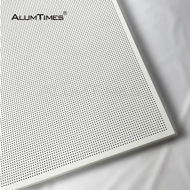 Alumtimes Aluminum Decorative Material Ceiling  Plafond Decor Perforated Panel Ceilings  600X600