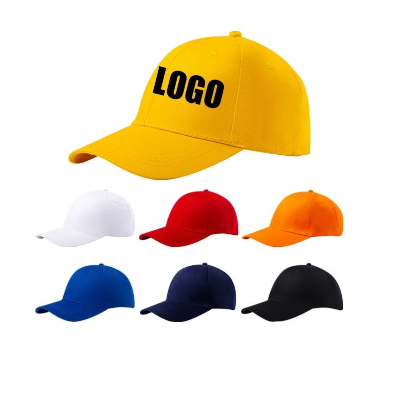 Custom Embroidered Logo Color Sports Cap Cotton Unstructured Adult sports Baseball Cap 50 - 199 pieces