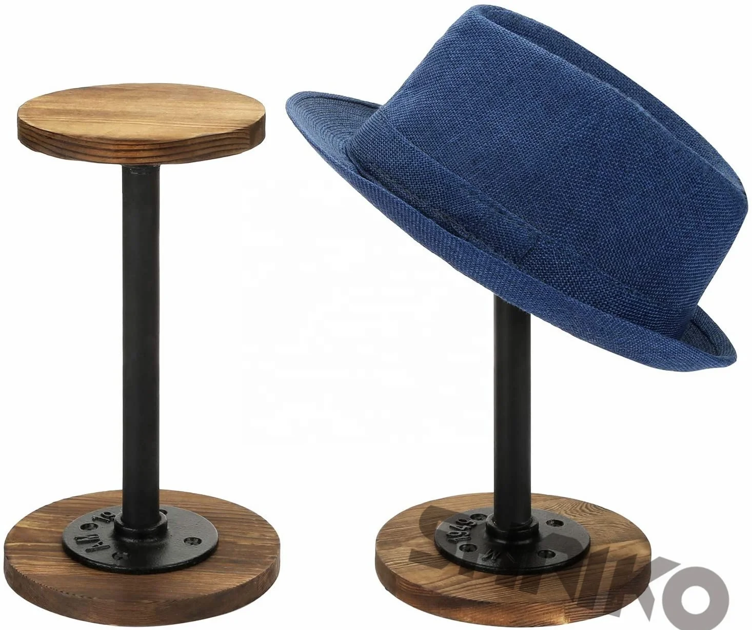 Wooden Hat Cap Display Holder Storage Rack