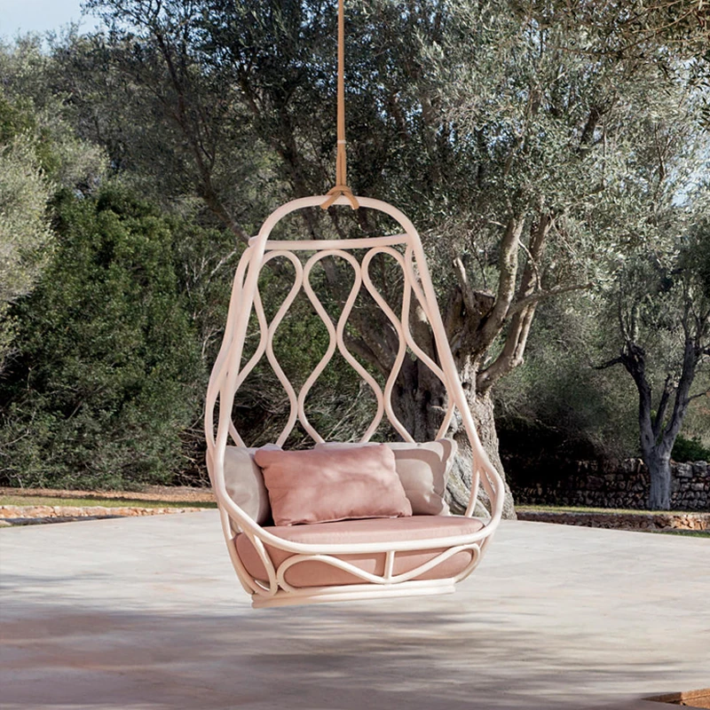 Outdoor hanging chair swing indoor home bedroom cradle chair hammock net red hanging chair balcony bird nest hanging wicker