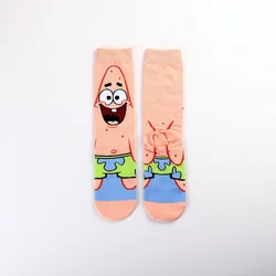 Say Hi To  Patrick Star , Brother Octopus Hot Childhood Unisex Fashion Street Socks