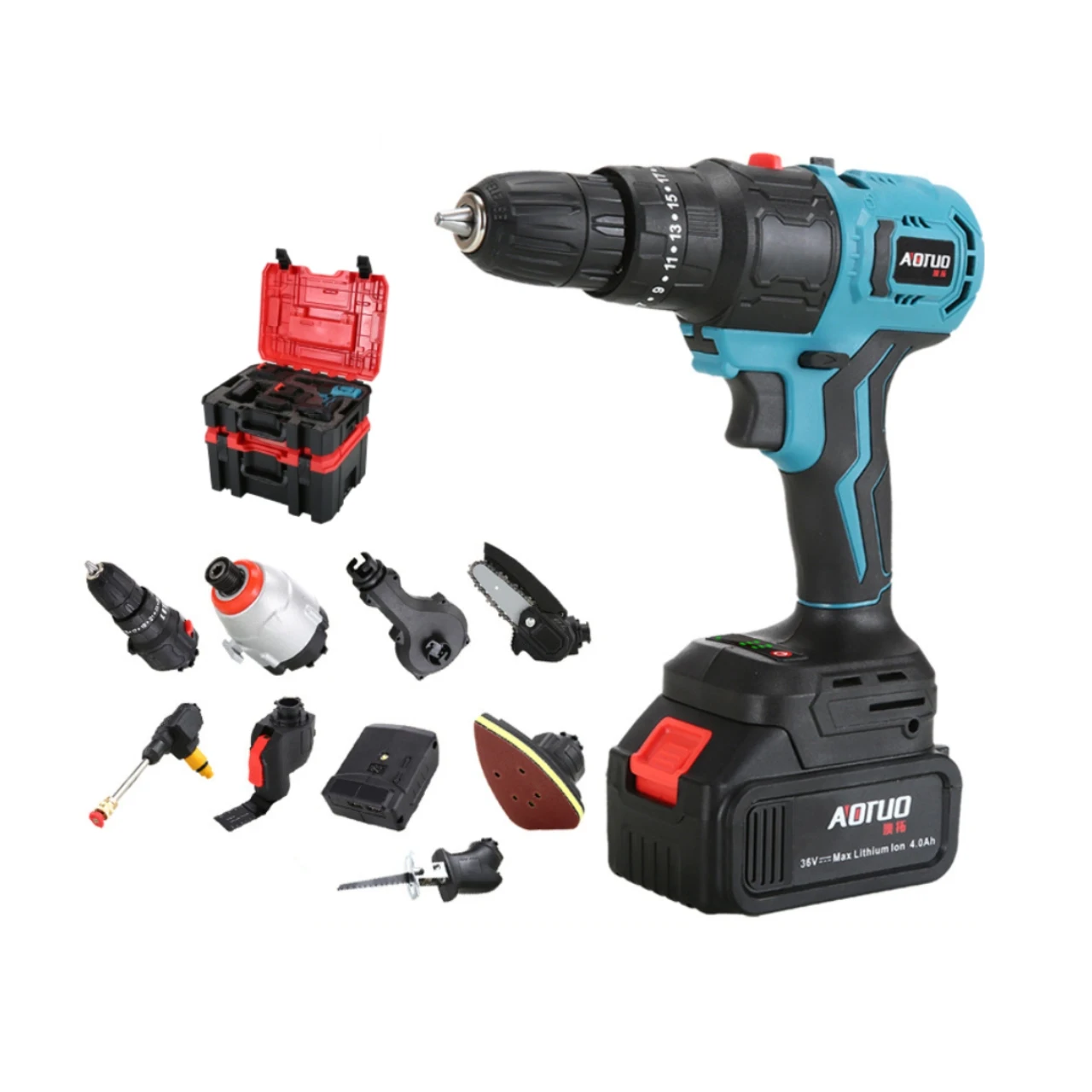 Multi-Functional Rechargeable Lithium Brushless Tool Set