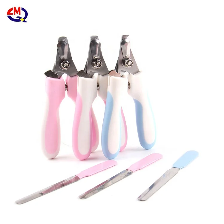 Blister Card Packed Dog Cat Animal Pet Toe Claw Care Grooming Nail Scissors Clippers With Nail File