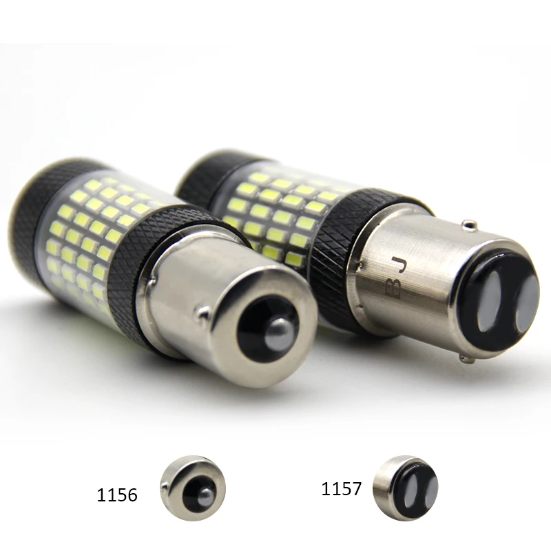 
car accessory P21W BA15S Amber led bulbs 3156 led turn signal luz para auto car 1156 1157 stop light 12v 