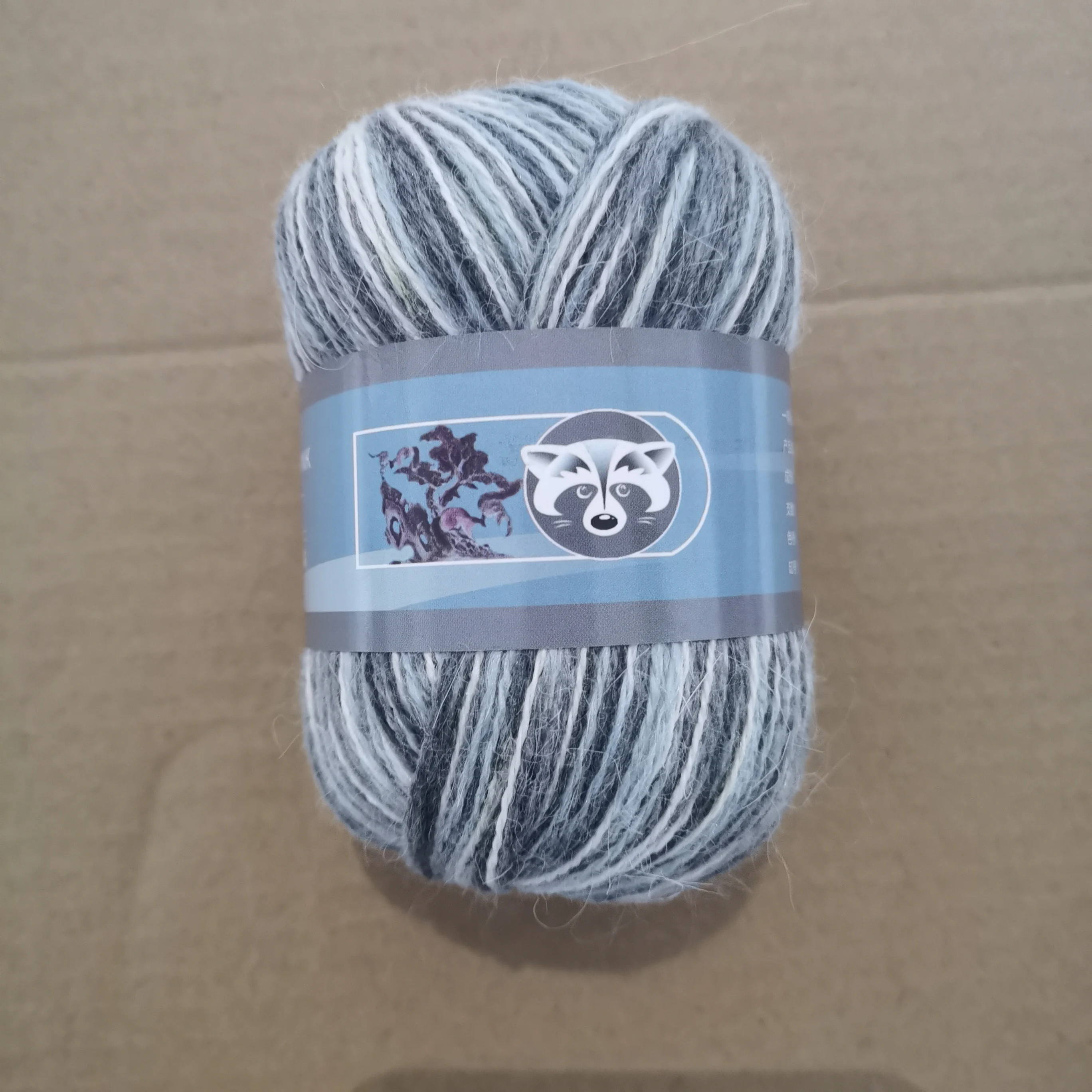 Russia Dyed Soft fluffy Mink Cashmere Hand Knitting Sweater Angora yarn hand knitting angora yarn