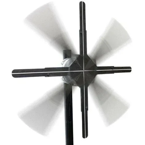 Wifi App Control 3D holographic led fan 5D air holographic advertising machine optional 65cm 85cm hologram advertising player