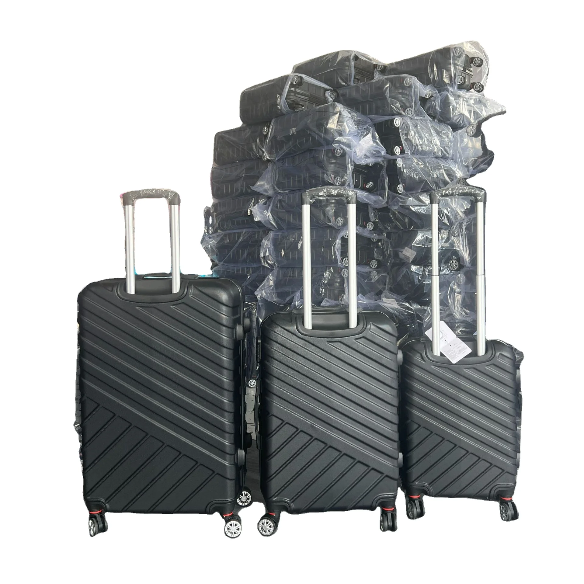 Высококачественный Дорожный чемодан Abs с твердым корпусом универсальный устойчивый к царапинам комплект чемоданов