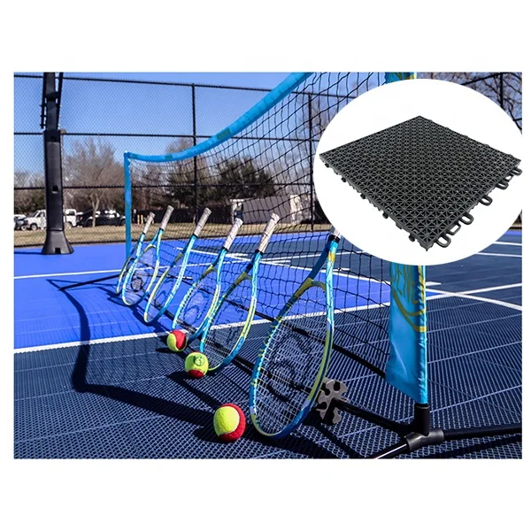 pp interlocking surface / tiles / carpet / deck for outdoor volleyball court on asphalt concrete base