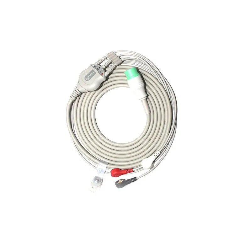 ECG cable 5 lead  trunk wires Compatible for Siemens MS16231/ MS16546 /MS16547 Drager