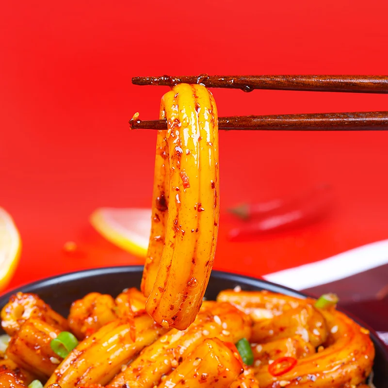 
Hot Selling Delicious Instant Pure Vegan Fast Glutinous Rice Cake Noodles Food 