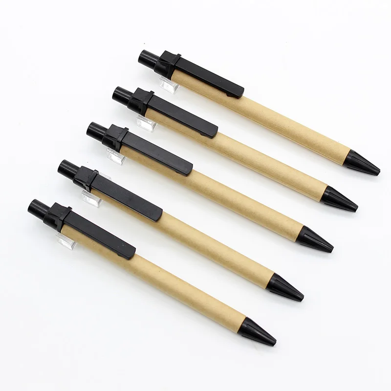 
recycled paper ball pen eco friendly ballpoint pen with custom logo 