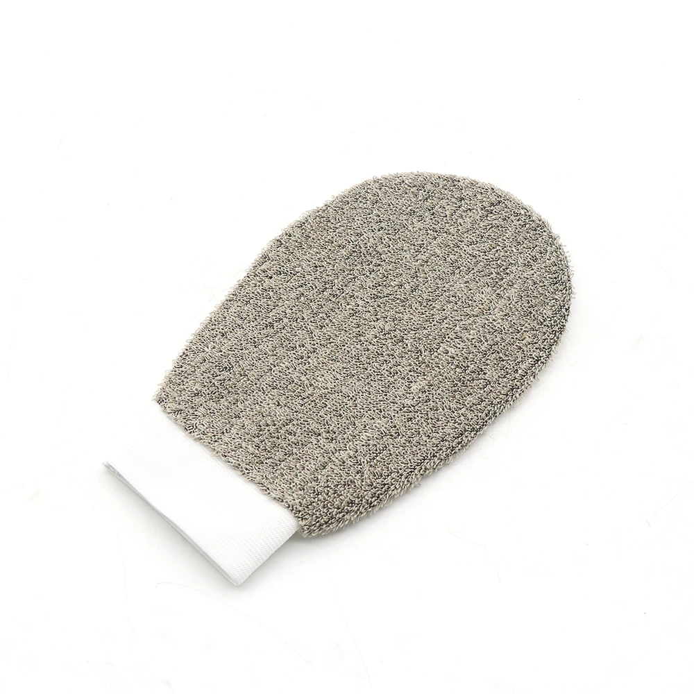 Wholesale Microfiber Body Wash Mitts Soft Face Bath Spa Exfoliating Scrubbing Glove
