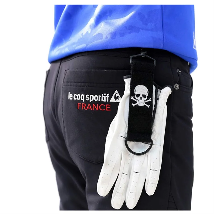Both Sides Loop with Metal Clip and Key ring On Course Golf Club Bay Accessory for Carrying Golf Gloves