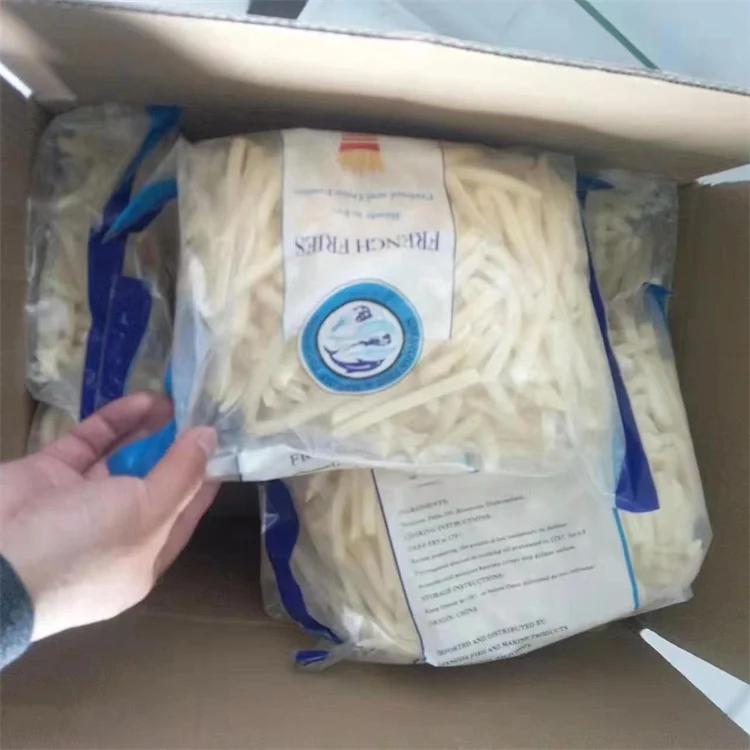 Frozen Potato Chips Wholesale 2.5 KG 5 KG Bag Frozen French Fries 7/7 9/9