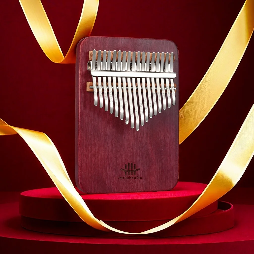 Portable 17/21Keys Kalimba Thumb Piano Musical Instrument Gift Wooden Finger Thumb for Kids and Adults