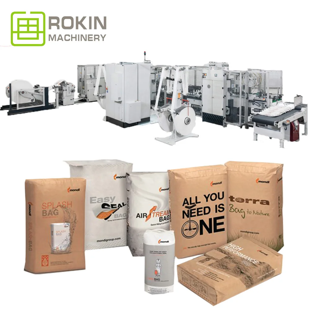 ROKIN BRAND Bag Forming Machine Waterproof Polypropylene Package Valve Woven PP Sack Making Machines