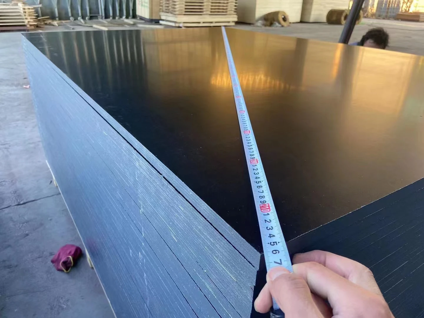 15mm Black Film Faced Plywood 12mm in Concrete Formwork plywood biz standard film faced plywood