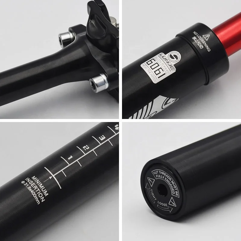 27.2 30.9 31.6mmLifting seat pole shock absorber seat tube mountain bike shock absorber seat tube