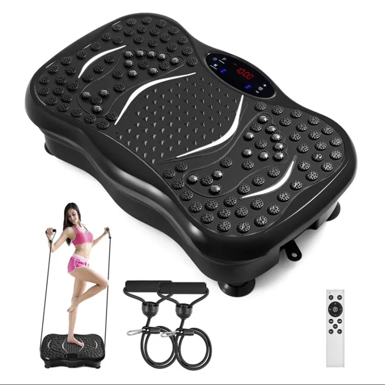 Powerful vibration plate exercise machine popular style weight loss and slimming platform men and women strong vibration plate