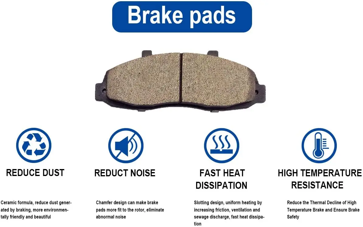 High OE compatibility brake pad D1241 FOR JAGUAR S-TYPE XF SPORTBRAKE XJ XK 8 Convertible Coupe Vanden Plas 1998-2014