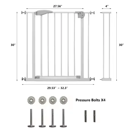 Baby safety gates Stair safety gates Child guards Durable pet cat and dog barrier gates Child safety products