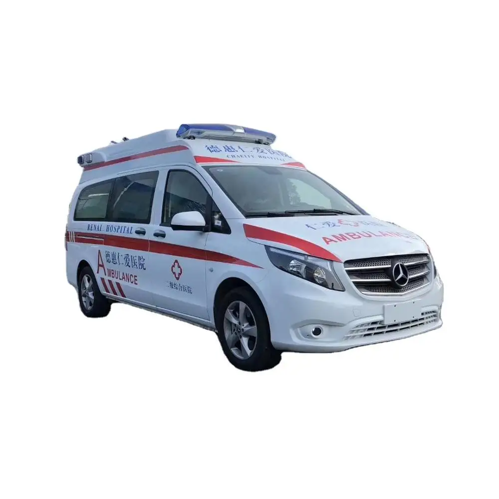 New German Ben-z High-Roof Ward-type ICU Ambulance for factory price sale
