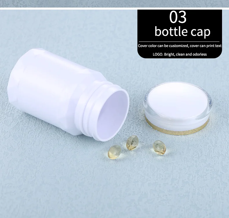 75 100 175 210 250 400 ml white pill medication bottle medicine bottles jar plastic for supplements