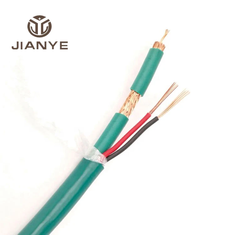 Китайская фабрика хорошее качество Kx7 + 2DC 2c силовой провод прочный полиэтиленовый коаксиальный кабель для камеры видеонаблюдения