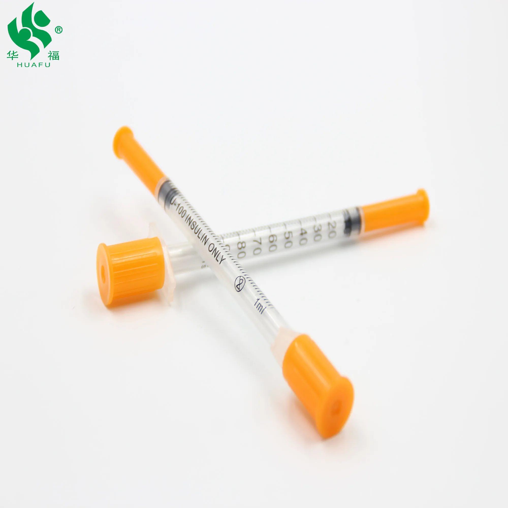 Одноразовый шприц для инсулина с иглой одобренный CE/ISO 40IU 50IU 100IU бесплатный