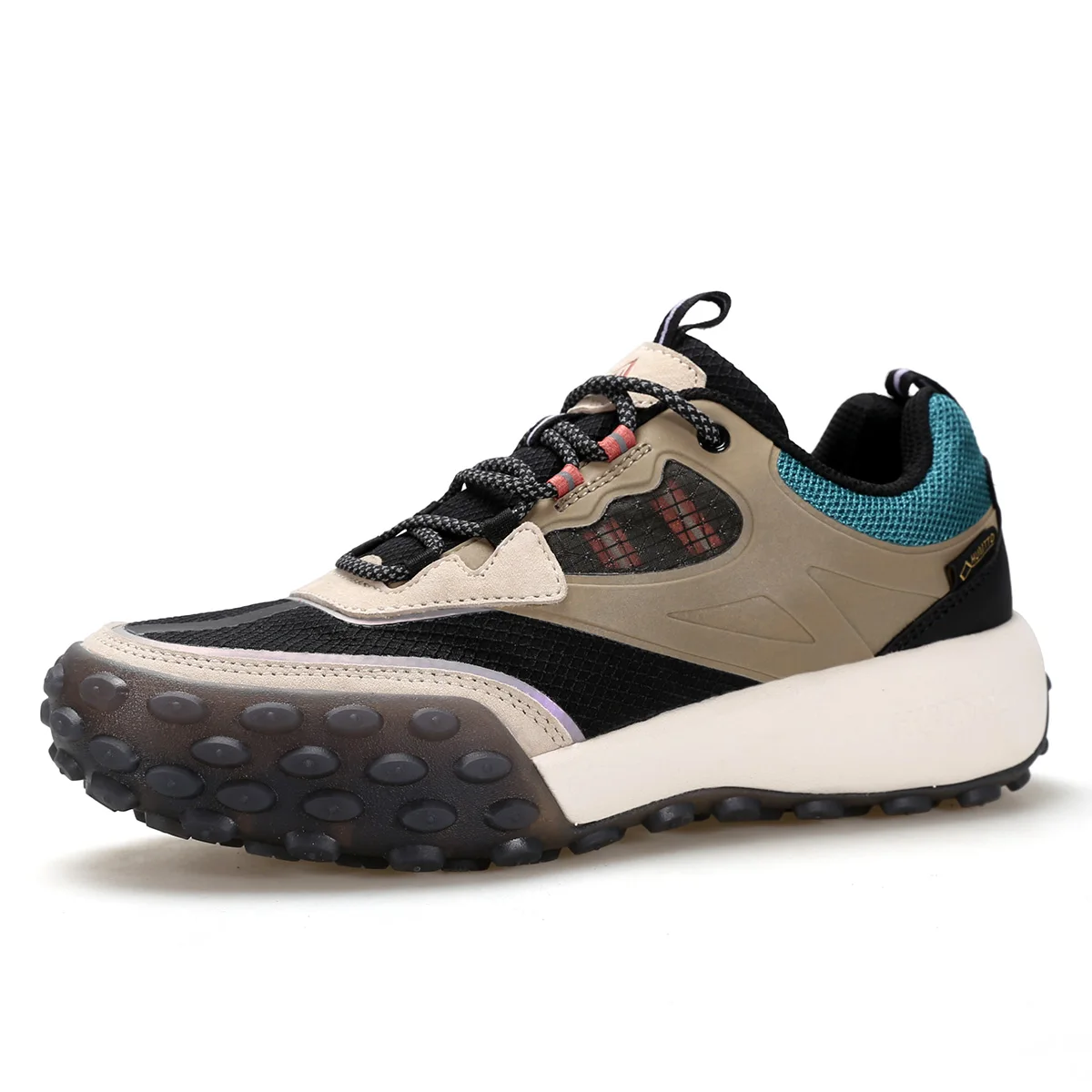 Humtto High Quality Leather Breathable Men Lace Up No slip Hiking Shoes Outdoor Trekking Rock Climbing Sneaker Women