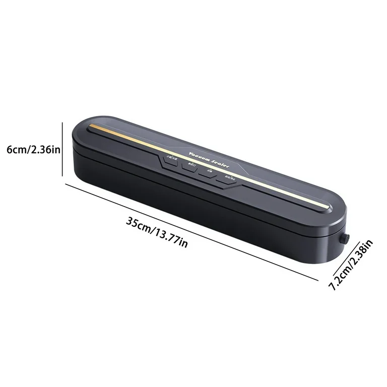 Vacuum Food Preservation Sealer with Liquid Crystal Display Automatic Sealing Machine for Food Storage