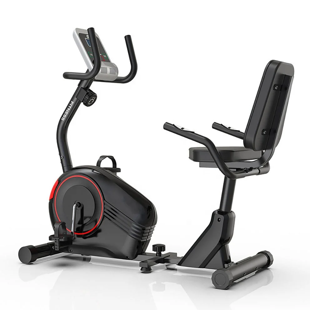 Indoor Elliptical Machine Trainer Exercise Spinning Bike With Built In Display Monitor For Home Gym Fitness Set Workout