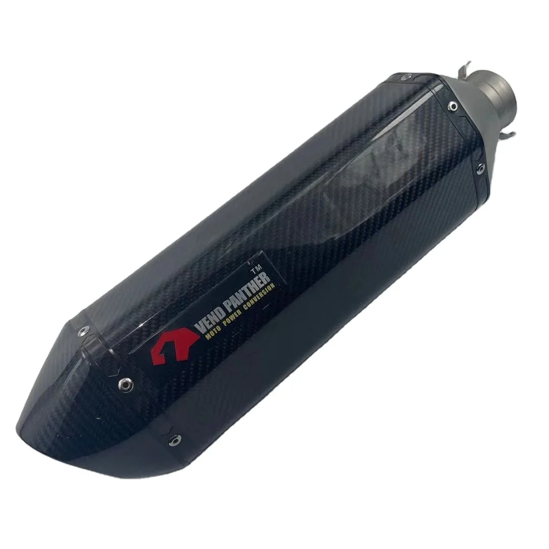 
jeabo motorcycle exhaust muffler systemss Full carbon fiber large hexagon universal exhaust pipe General exhaust 