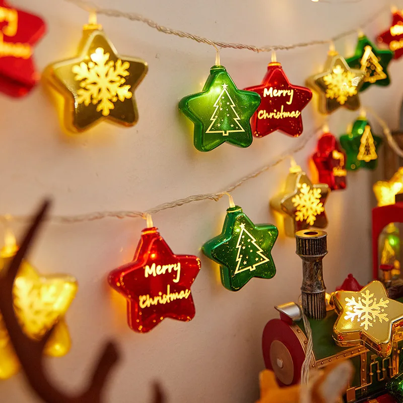 Christmas Decorations Lights Festival Shop Showcases Hanging Decorations Scene Christmas Tree Accessories Creative Pendants