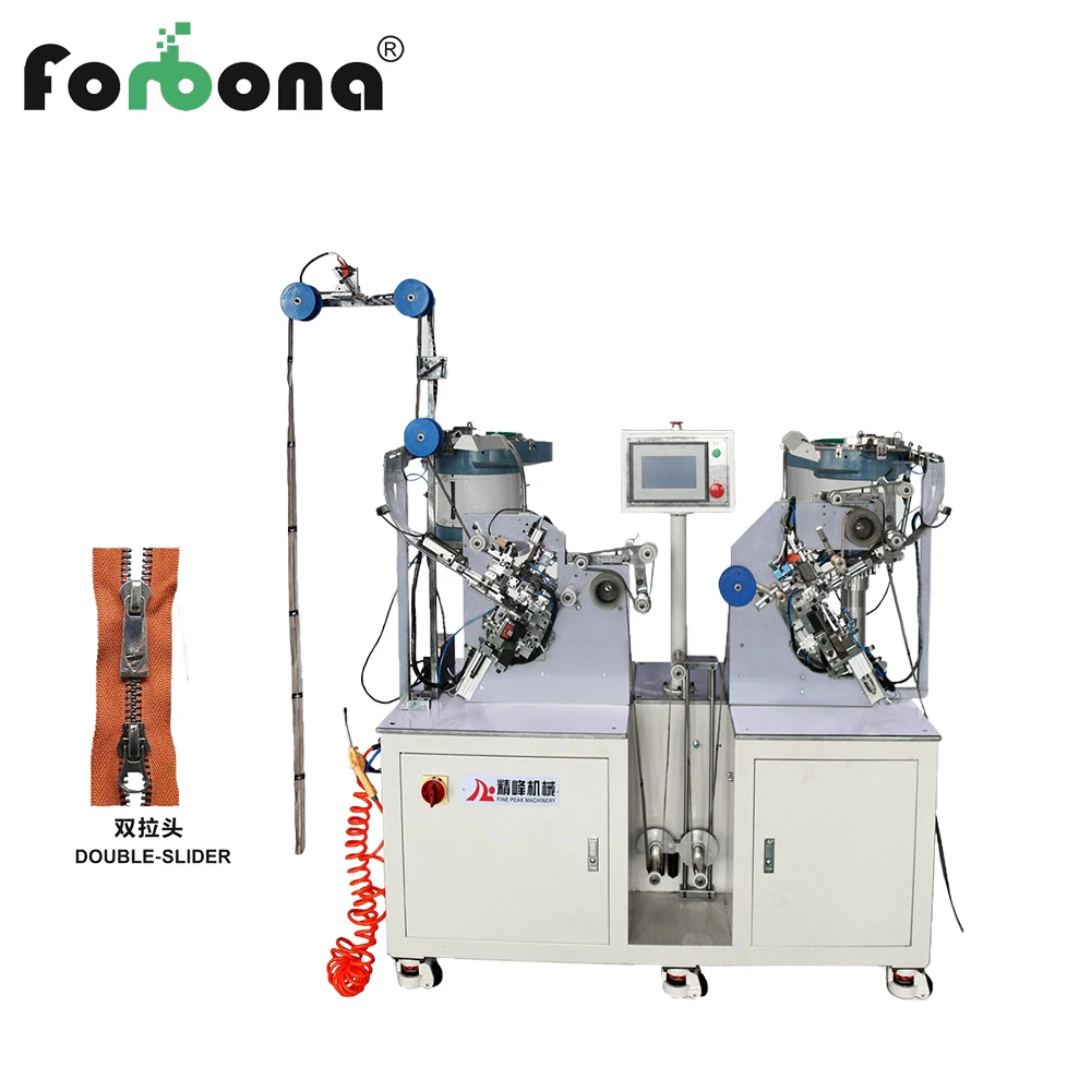 Fully automatic double-opening piercer machine for nylon zipper